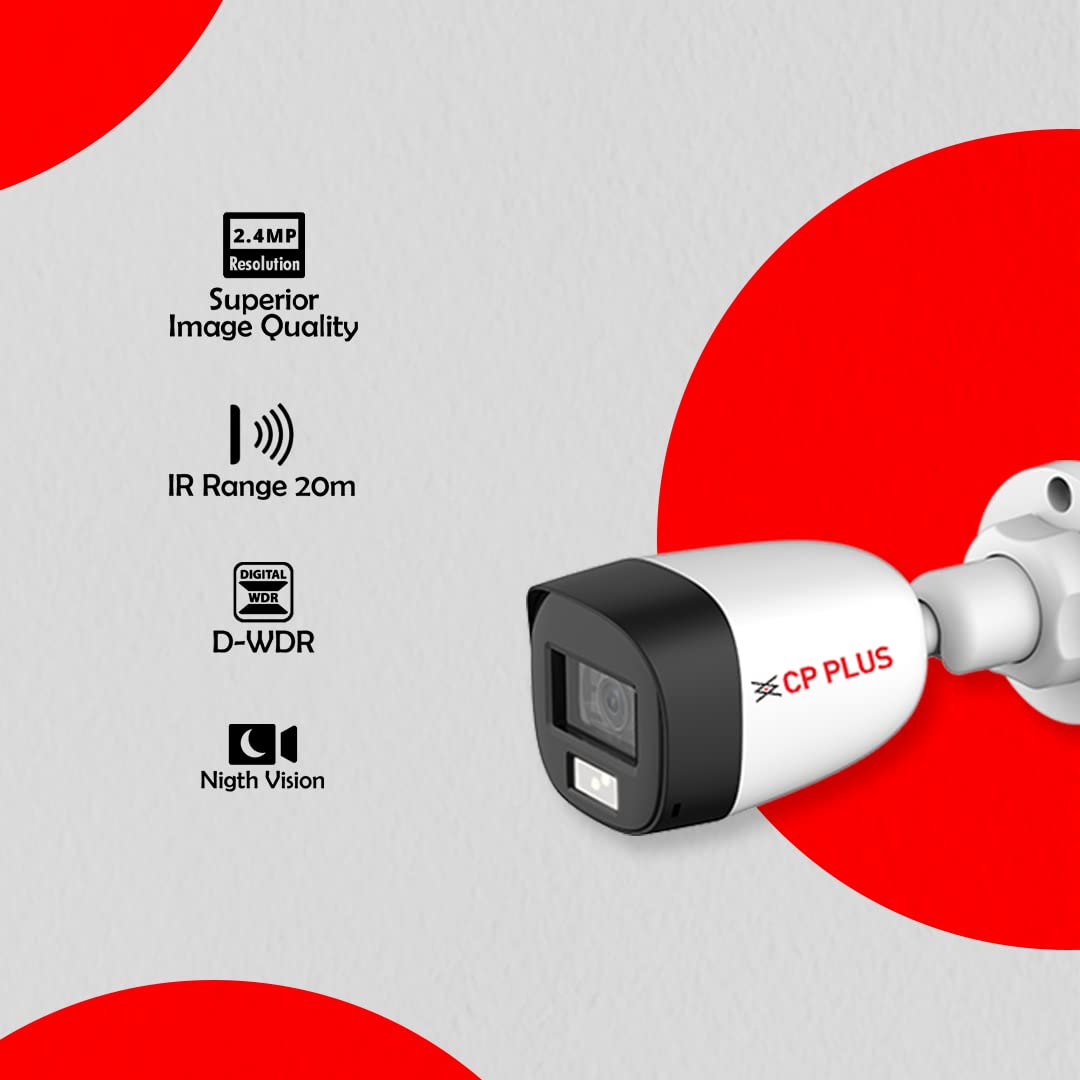 π¦ CP Plus 2.4MP Full-Color Guard+ Bullet Camera (CP-GPC-TA24PL2C-SE)