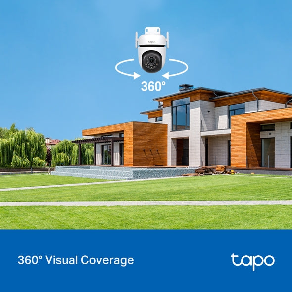 π₯ Tapo C520WS β Outdoor Pan/Tilt Smart Wi-Fi Security Camera | 2K QHD + Full-Color Night Vision