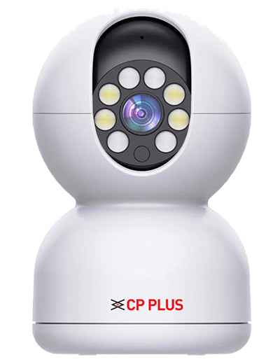 CP PLUS 2MP Smart Wi-fi CCTV Camera | 360° & Full HD Home Security | Full Color Night Vision | 2-Way Talk | Advanced Motion Tracking | SD Card Support (Upto 256GB) | IR Distance 20Mtr | EZ-P21