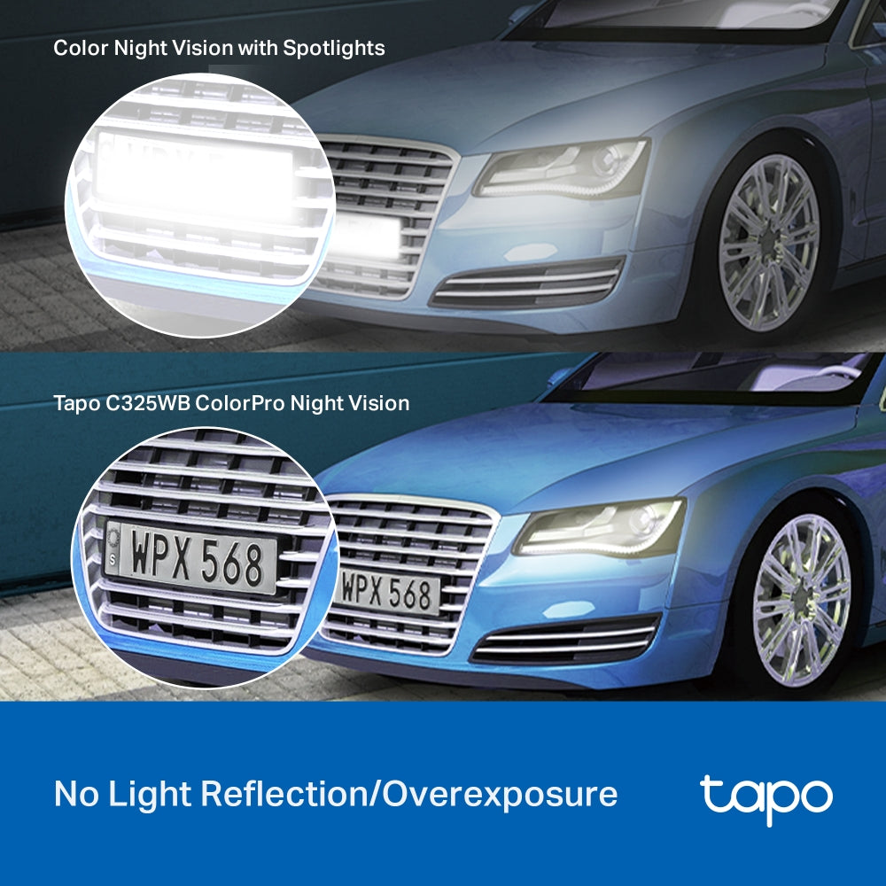 🛡️ Tapo C325WB – Outdoor Wi-Fi Camera with Full-Color Night Vision & Smart AI Detection