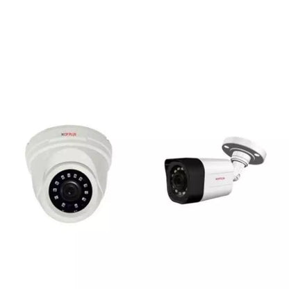 CP Plus 2.4MP 2 Night Vision Outdoor Bullet Camera, 2 Indoor Dome Camera & 4 Channel DVR Kit with Accessories