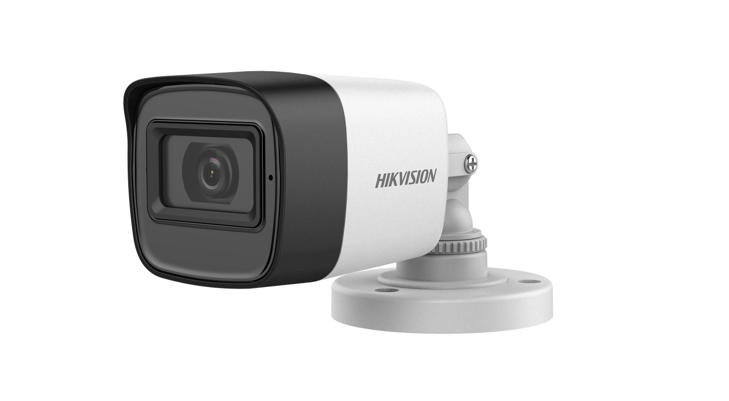 HIKVISION DS-2CE16D0T-ITFS 2MP Audio Mini Bullet Camera | Built-in Mic | 30m IR