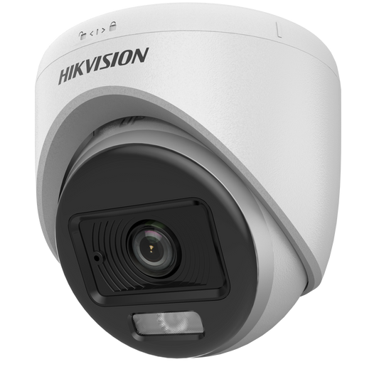HIKVISION DS-2CE70DF0T-LPFS 2MP ColorVu Hybrid Light Indoor Turret Camera | Built-in Mic