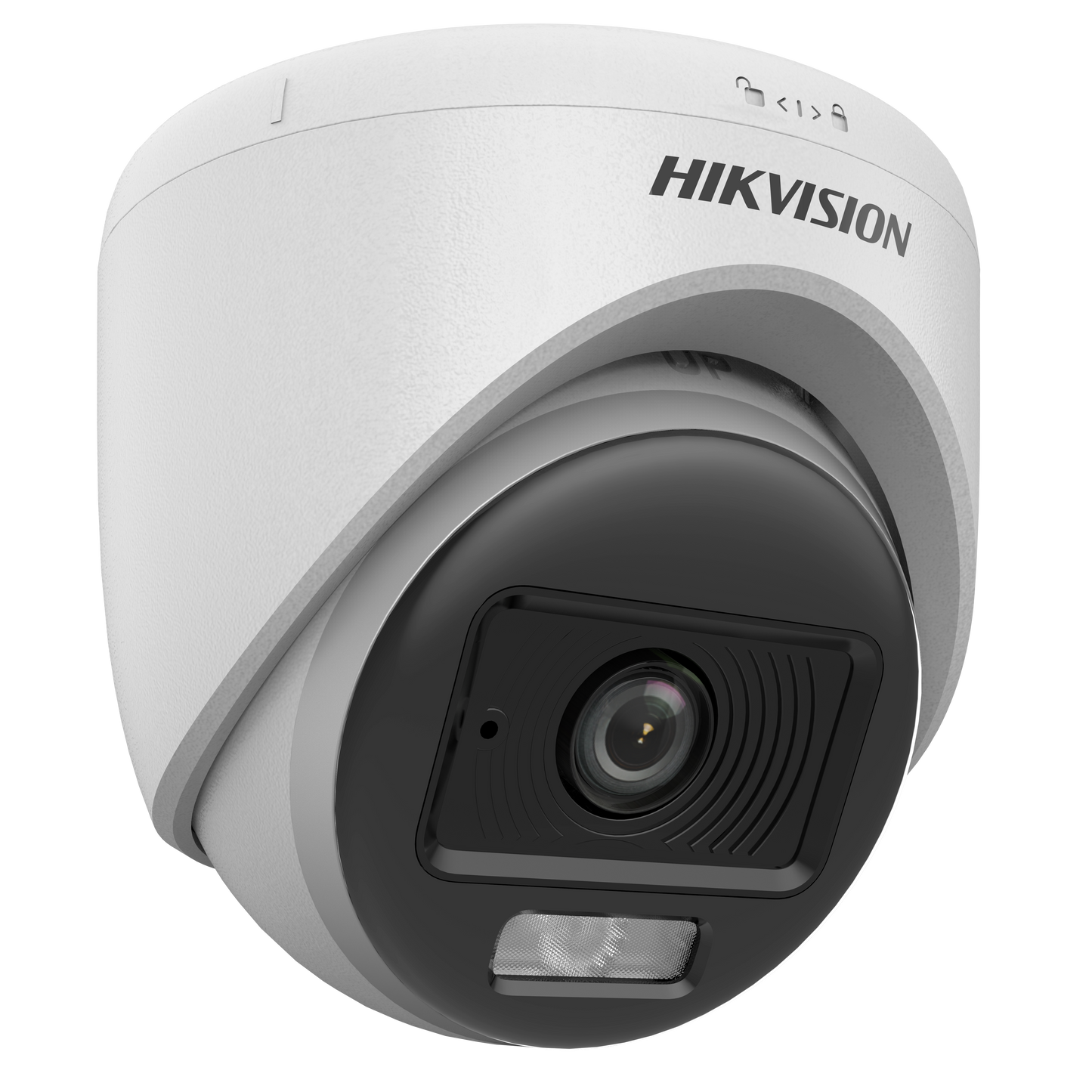 HIKVISION DS-2CE70DF0T-LPFS 2MP ColorVu Hybrid Light Indoor Turret Camera | Built-in Mic