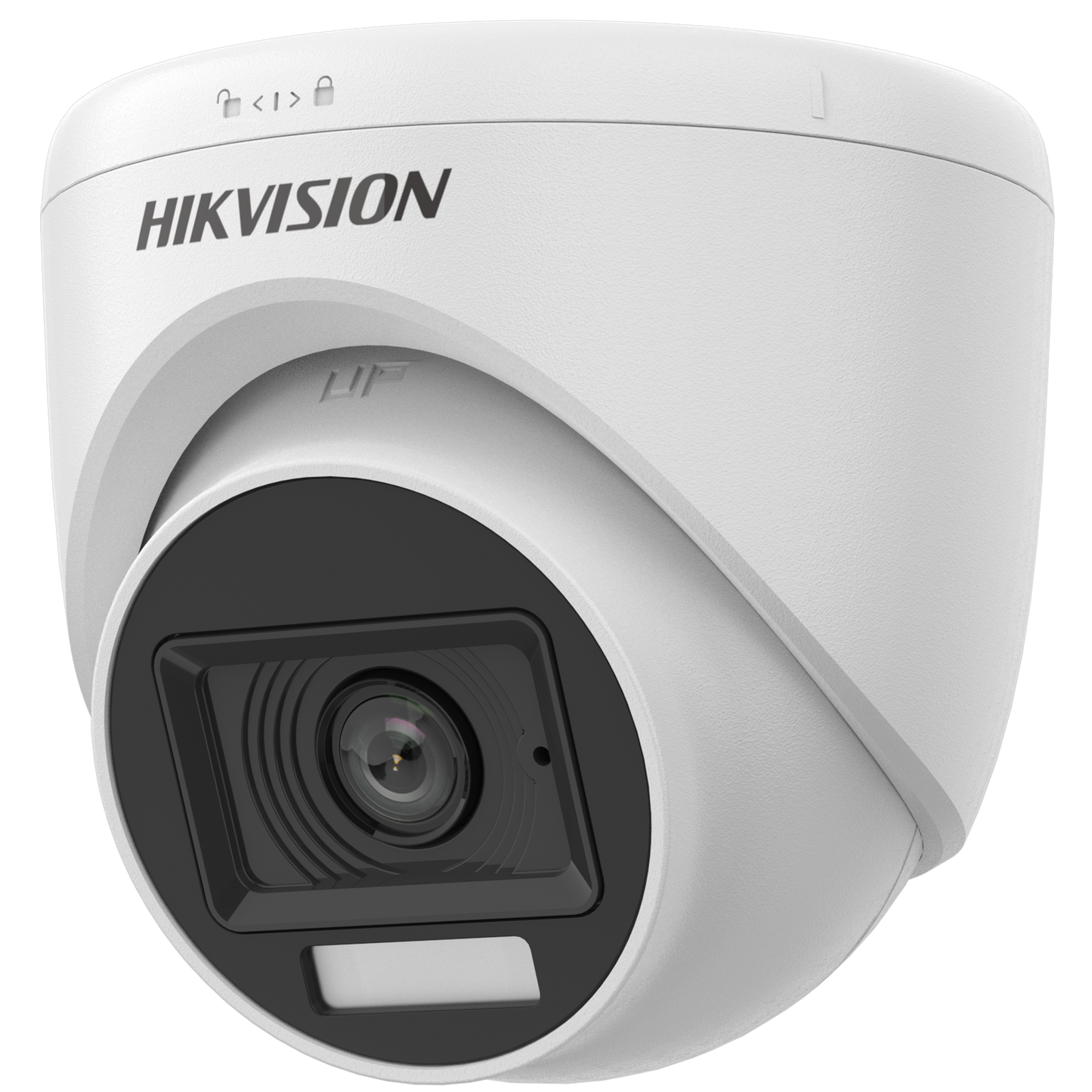 HIKVISION DS-2CE76D0T-LPFS 2MP Smart Hybrid Light Turret Camera | Built-in Mic | Full-Color Night Vision