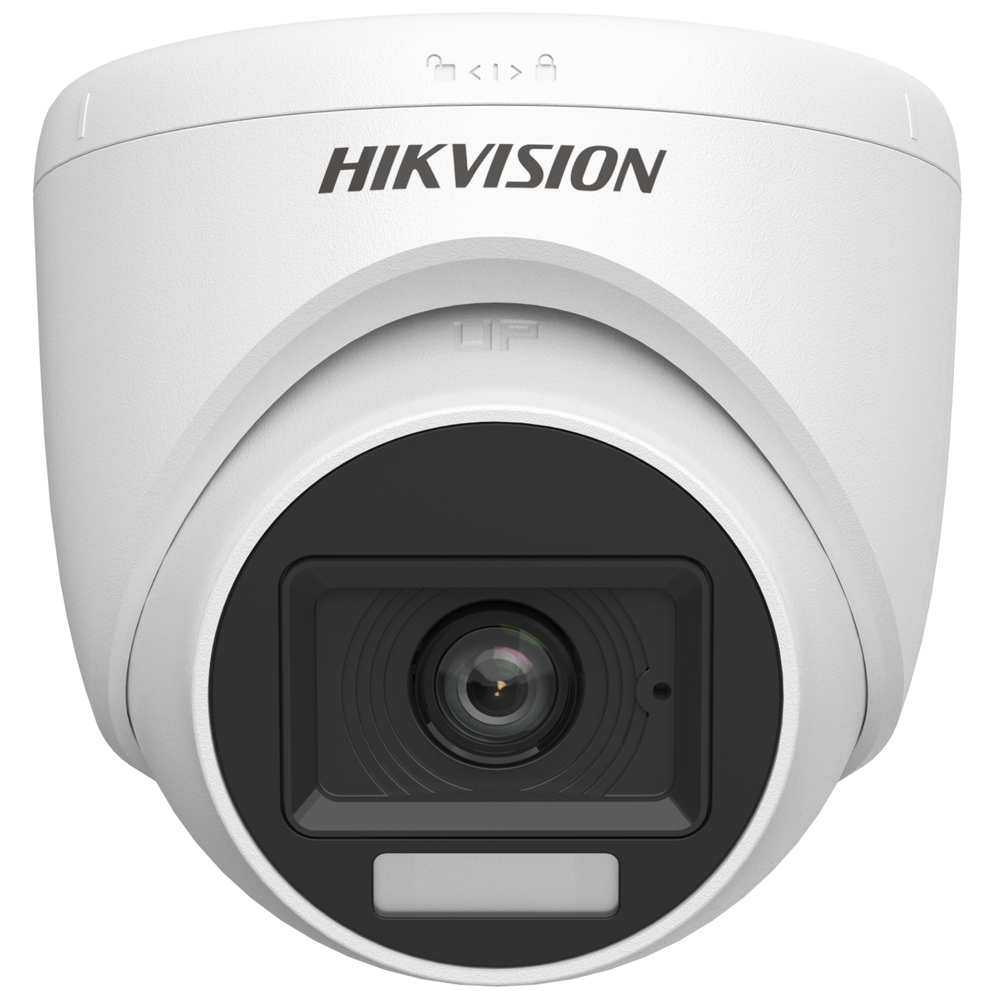 HIKVISION DS-2CE76D0T-LPFS 2MP Smart Hybrid Light Turret Camera | Built-in Mic | Full-Color Night Vision