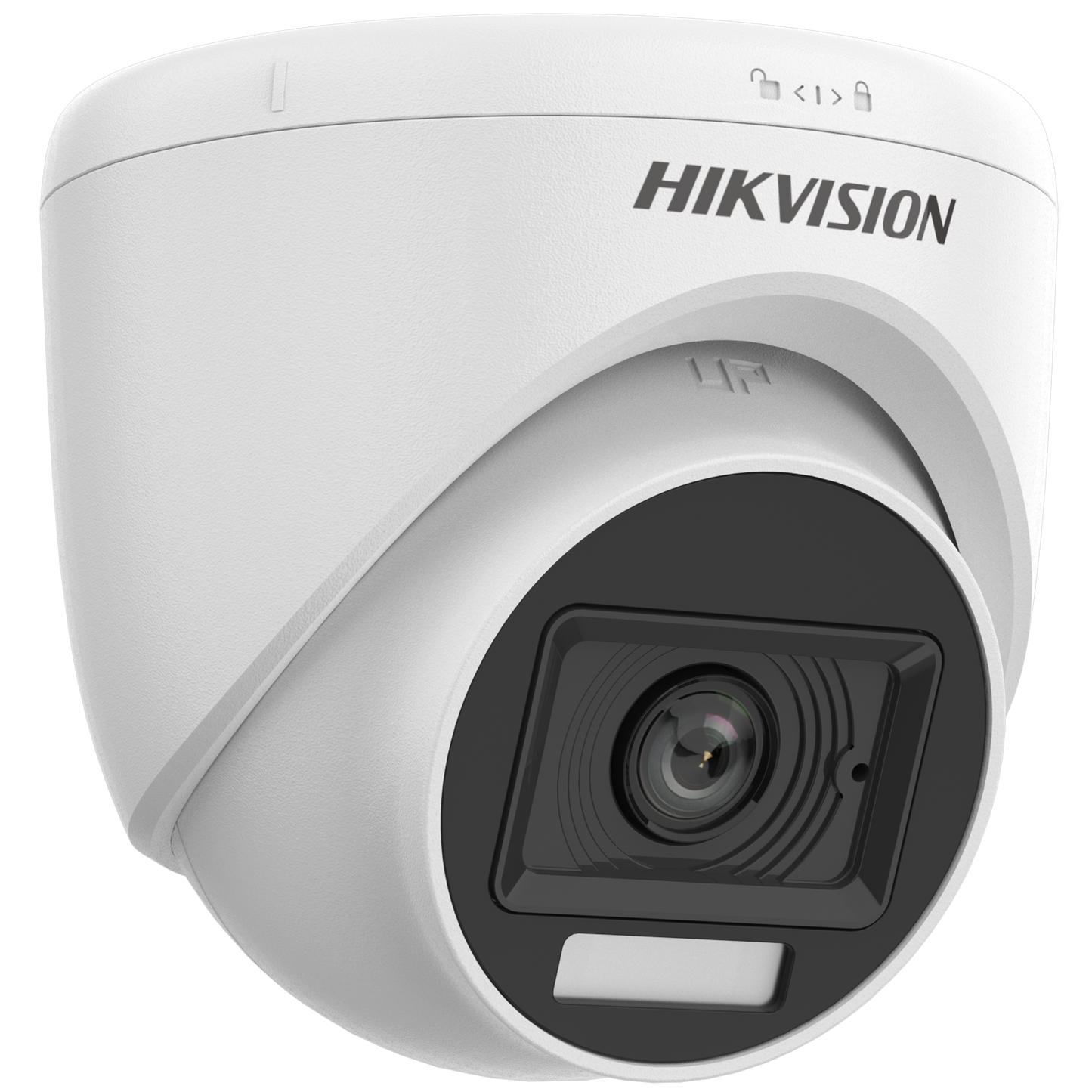HIKVISION DS-2CE76D0T-LPFS 2MP Smart Hybrid Light Turret Camera | Built-in Mic | Full-Color Night Vision