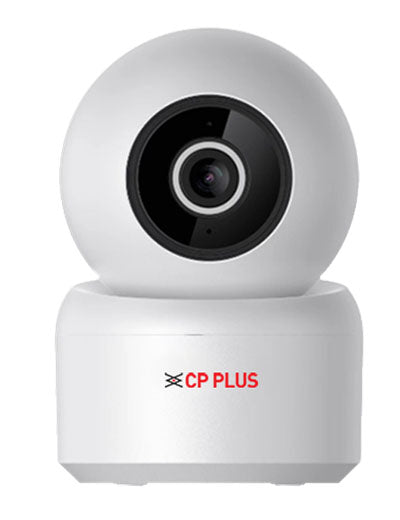 CP PLUS 2MP Full HD Wi-fi CCTV Camera | 360°View PT Camera | Motion Tracking | Cloud Monitoring | 2-Way Talk, Night Vision| Support SD Card (Up to 256 GB) | Privacy Mode - CP-E29A