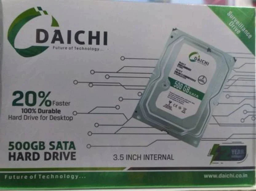 DAICHI 500GB 500 GB Desktop Internal Hard Disk Drive