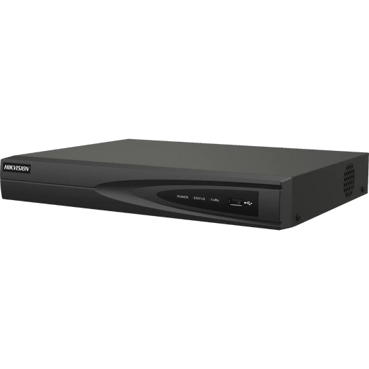 Hikvision DS-7604NI-K1 NVR Network Video Recorder, H.265+/H.265/H.264+/H.264 Video Formats, 4-ch IP Camera Inputs, 40 Mbps Bandwidth, Affordable Price