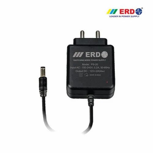 ERD 12 V - 1 Amp CCTV Power Supply For SET TOP BOX, DVR, NVR